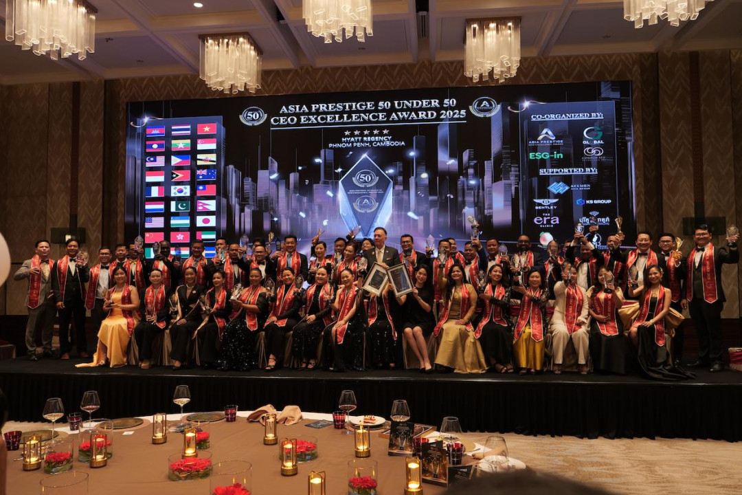 ‘Asia Prestige 50 Under 50 CEO Excellence Award 2025’ Held Successfully in Phnom Penh