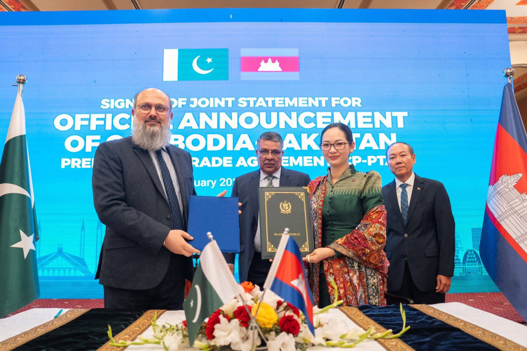 Cambodia and Pakistan Agree on Establishing Preferential Trade Agreement