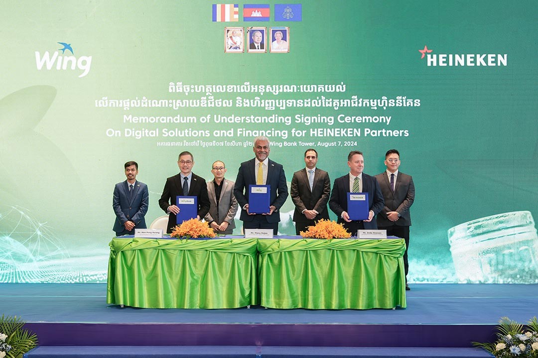 Heineken Cambodia Partners Wing Bank And Wingmarket On Unsecured Trade Loans