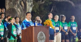 Manulife As The Exclusive Sponsor Of The Angkor Wat International Half Marathon 2024 Welcomed PM Hun Manet And 14,370 Runners To Siem Reap