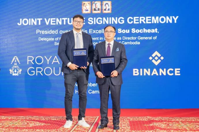 Binance and The Royal Group Cambodia JV