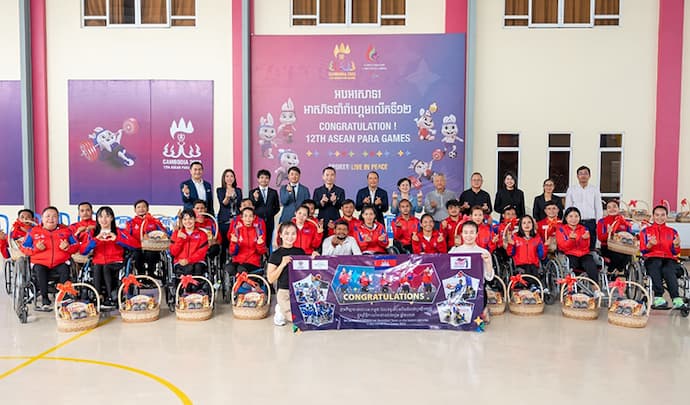 Cambodia Wheelchair Basketball Federation Celebrates Success