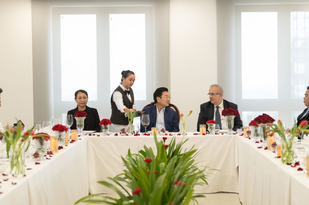 Lunch served at the launch of the Santipheap Food Court - Thalias Hospitality Group